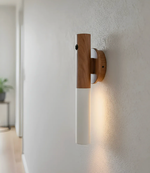 Aplique Magnético Led Con Carga Usb Y Sensor De Movimiento CAFÉ OSCURO