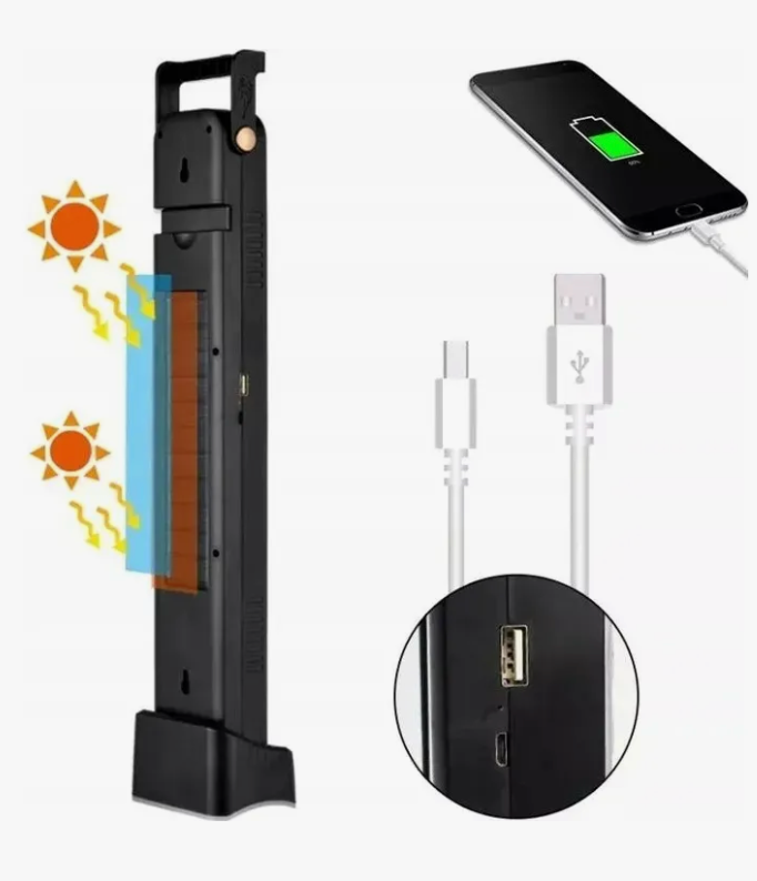 Foco Solar emergencia USB 45W