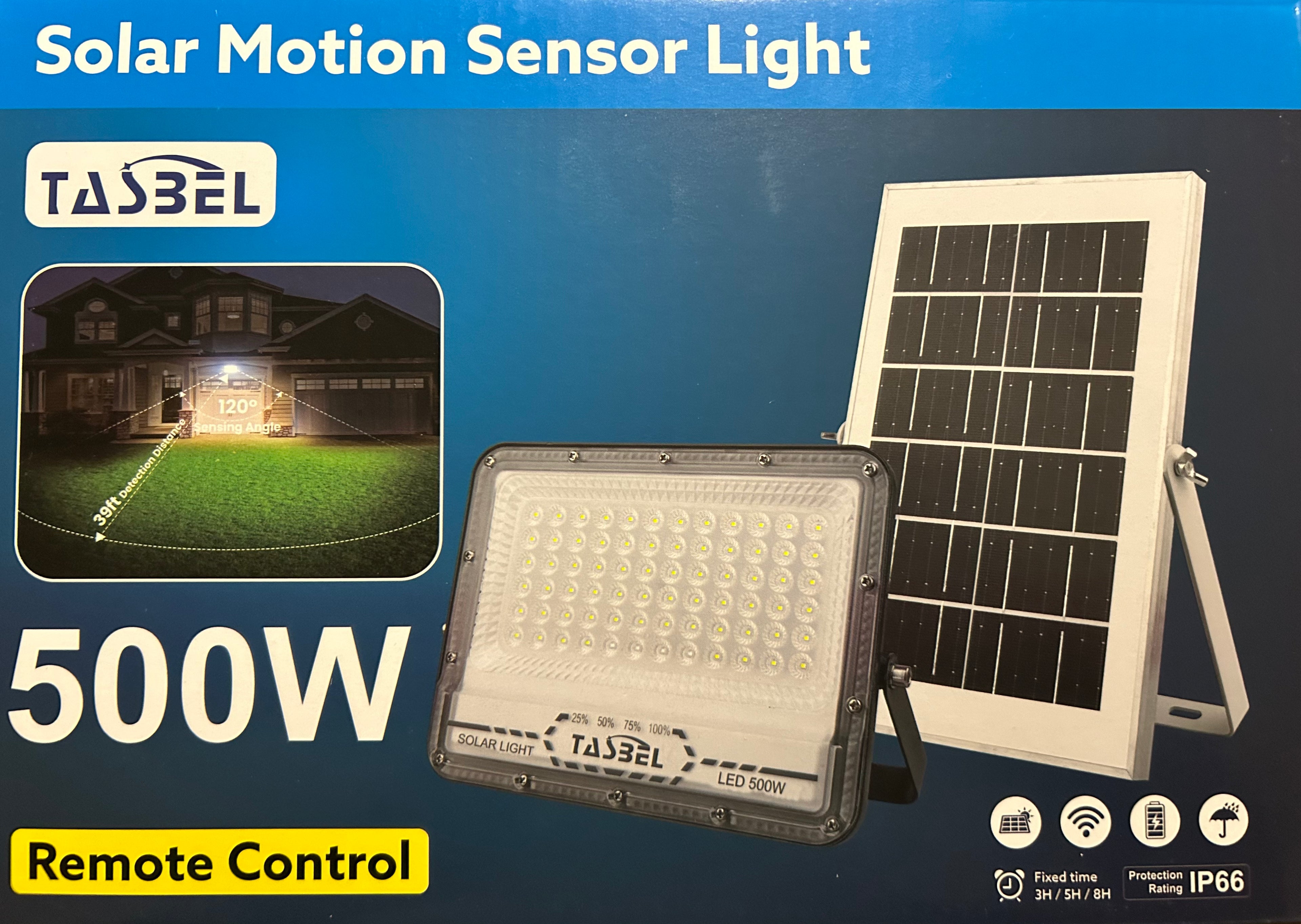 Proyector Led Solar Panel independiente 500W